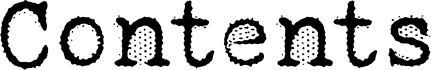 Contents
